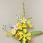 Handmade Crochet Sunshine Bloom Bouquet – Yellow And Citrus Inspired Floral Arrangement, thumbnail 1 of 4