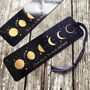 Moon Phases Personalised Metal Bookmark, thumbnail 2 of 3