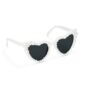 Pearl Embellished Heart Shaped 'Bride' Sunglasses, thumbnail 2 of 4