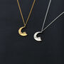 Mountains Necklace, Moon Necklace, Wanderlust, thumbnail 7 of 9