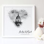 Personalised Watercolour Engagement Framed Print, thumbnail 8 of 10