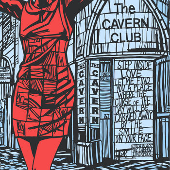 The Cavern Club And Cilla Black Pop Art Giclee Print, 4 of 4