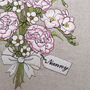 Personalised Bouquet For Mother Figures Cushion, thumbnail 3 of 6