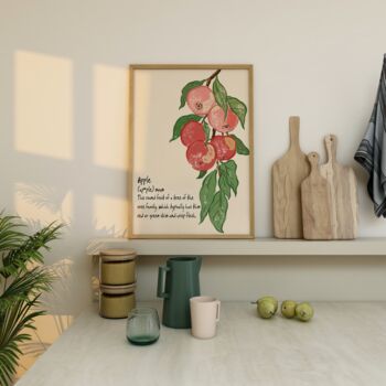 Apple Definition Kitchen Print, 8 of 8