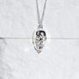 Silver Skull Pendant Necklace Women Jewelry, thumbnail 1 of 7