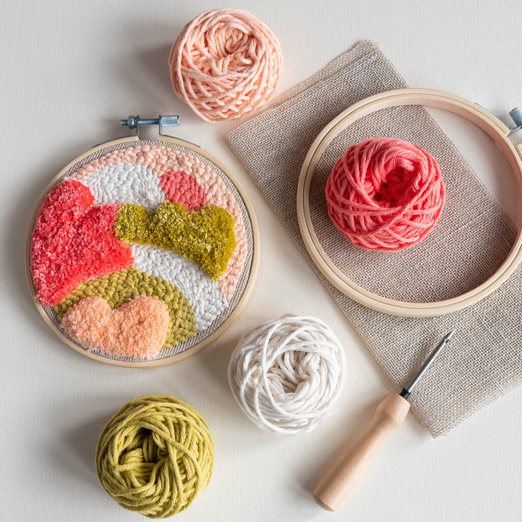 Dunes Tufting And Punch Needle Kit By Whole Punching