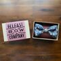 Liberty Silk Bow Tie In Navy Strawberry Thief, thumbnail 2 of 5