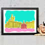Castlegate, Aberdeen Colour Pop Art Print, thumbnail 1 of 3