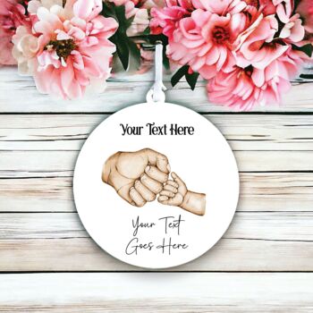 Personalised Parent And Child Fist Pump Gift, 3 of 3