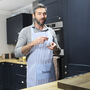 Personalised Blue Stripe Adult Apron, thumbnail 5 of 7