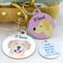 Golden Retriever Personalised Dog ID Tag, thumbnail 9 of 12