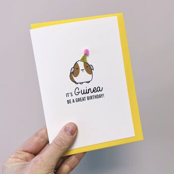 Happy Birthday Guinea Pig Card, 3 of 5