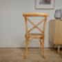 Gainsborough Brown Cross Back Dining Chair, thumbnail 8 of 12