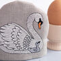 Embroidered Swan Egg Cosy, thumbnail 4 of 7
