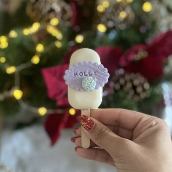 Personalised Cute Christmas Trio Of Cakesicles, 9 of 12