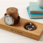 Personalised Cufflinks Tray And Watch Stand, thumbnail 10 of 12