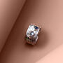 Personalised Ibiza Bliss Gemstone Sterling Silver Spinning Ring, thumbnail 1 of 11
