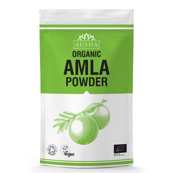 Ausha Organic Amla Powder 1kg Immunity Hair Conditioner UK Certified Organic By Soil Association, 2 of 11