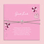 Good Luck Clover Bracelet – Exam Good Luck Gift And Friendship Bracelet, thumbnail 1 of 8