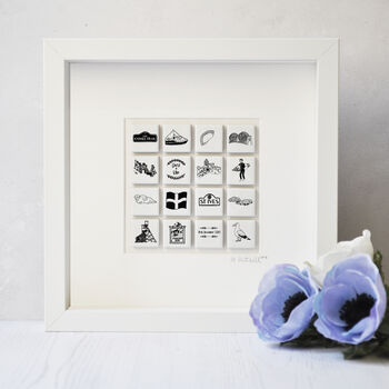 Cornwall Personalised Illustrated Wall Art, 2 of 7