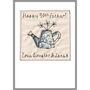 Personalised Watering Can Birthday / Retirement Card, thumbnail 9 of 10