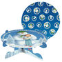 The Snowman And The Snow Dog Single Tier Card Christmas Cake Stand, thumbnail 1 of 4