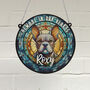 French Bulldog Grey Memorial Suncatcher, thumbnail 1 of 6