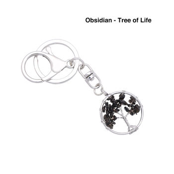 Crystal Keyring Tree Of Life / Point, 5 of 11