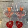 Red Heart Paper Drinking Straws 100% Recyclable, thumbnail 4 of 6