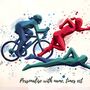 Custom Personalised Triathlon Print, thumbnail 4 of 8
