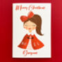 Personalised Christmas Greetings Card For Sister, thumbnail 5 of 8