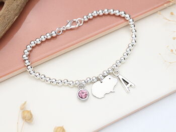 Guinea Pig Personalised Charm Bracelet, 3 of 10