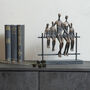 Personalised Duxford Bench Family Of Five Sculpture, thumbnail 1 of 2