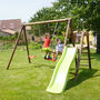Figue Wooden Swing Set With Slide, thumbnail 4 of 11