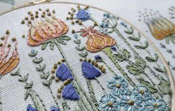 Forget Me Not Embroidery Kit, 5 of 6
