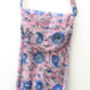 Block Print Mobile Phone Purse Fair Trade Crossbody Bag, thumbnail 5 of 11