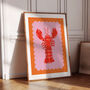 Lobster Scallop Colourful Art Print, thumbnail 5 of 5