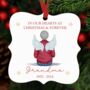 Personalised Grandma Memorial Christmas Tree Bauble, thumbnail 1 of 3