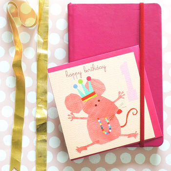 Mouse 1st Birthday Card, 3 of 5