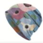 Chemo Headwear Beanie Hat Bandana Mixed Flowers Super Soft, thumbnail 1 of 5