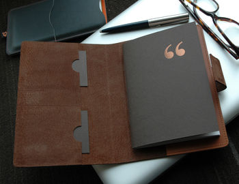 Leather Notebook Folio, 3 of 10