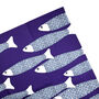 'Ocean Shoal' 100% Cotton Tea Towel, thumbnail 8 of 12