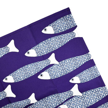 'Ocean Shoal' 100% Cotton Tea Towel, 8 of 12