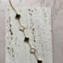 Adina Clover Bracelet Black And White, thumbnail 4 of 5