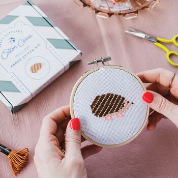 Hedgehog Cross Stitch Kit, 3 of 3
