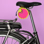 Neon Pink Bicycle Handlebar Tube Bag, thumbnail 5 of 6