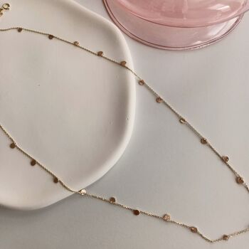 Stardust Gold Dots Necklace, 2 of 8