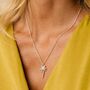 Oasis Palm Sterling Silver Necklace, thumbnail 1 of 11