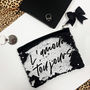 Sequin Clutch Or Make Up Bag With Secret Reveal, thumbnail 4 of 5