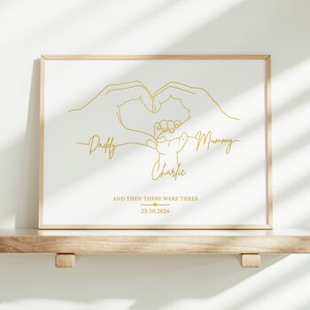 Personalised New Baby Keepsake Print, 8 of 9